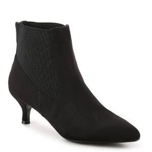 Impo Stretch Leather Suede Emielia Chelsea Bootie